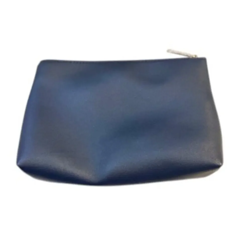 Salvatore Ferragamo Parfums Navy Cosmetic Travel Pouch Air India EUC